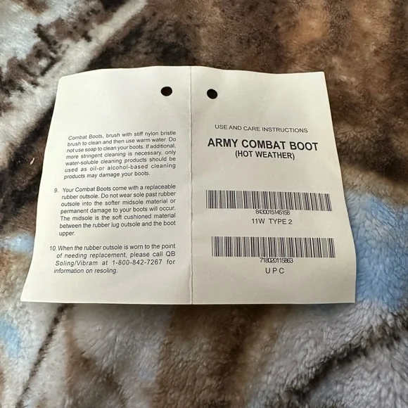 New. McRae Hot Weather Leather Boots. 11 W. Vibram Soles. Manufactured in USA. - Picture 2 of 16